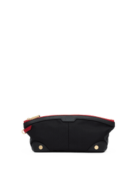 Nicky | Black Nylon/Gold Red Zip