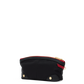 Nicky | Black Nylon/Gold Red Zip