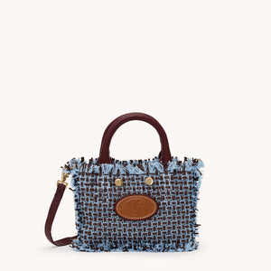 Olympia Tote | Blueberry Sorbet/Gold | Mini
