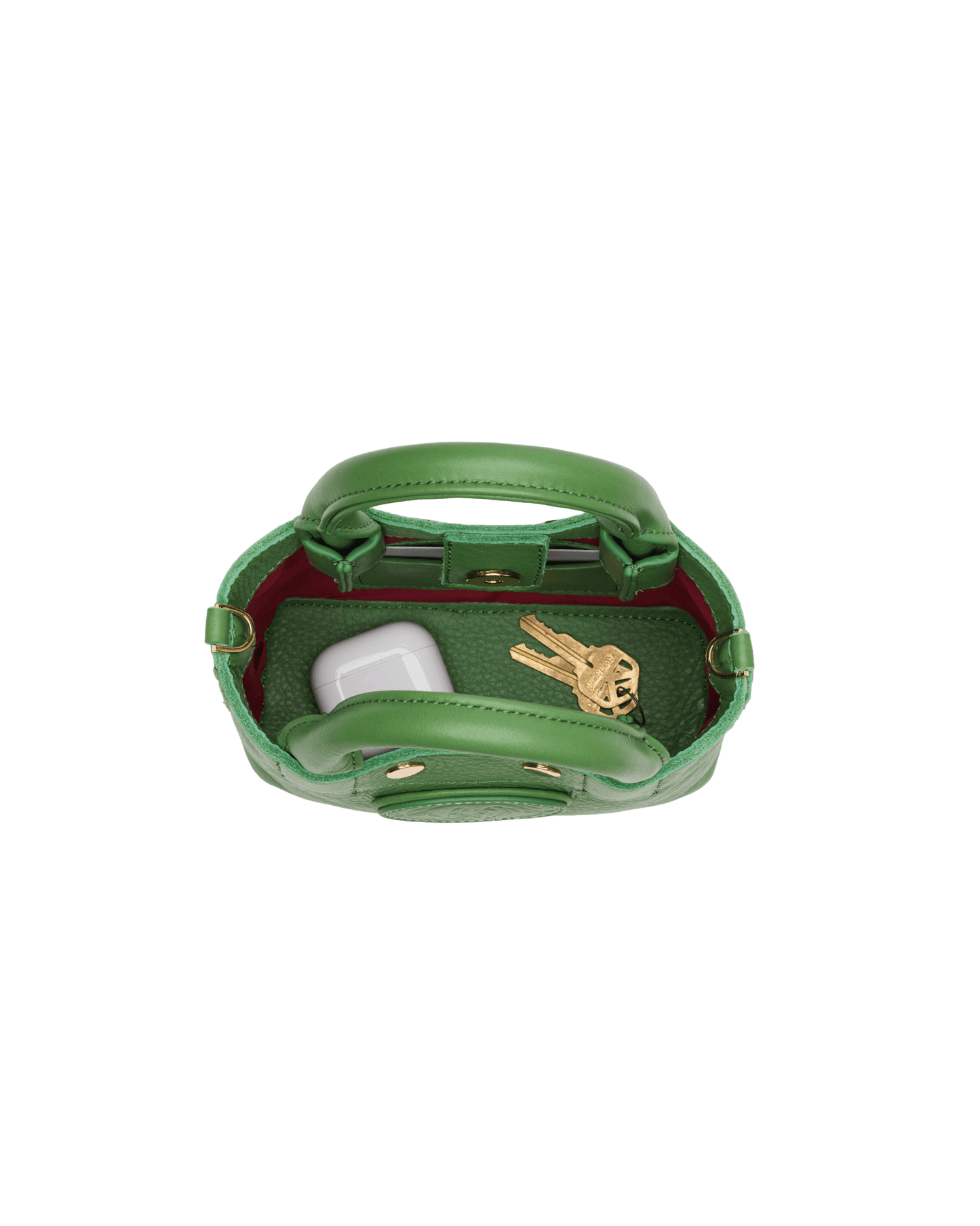 Olympia-Tote-Mini-Dill-G-Inside-View