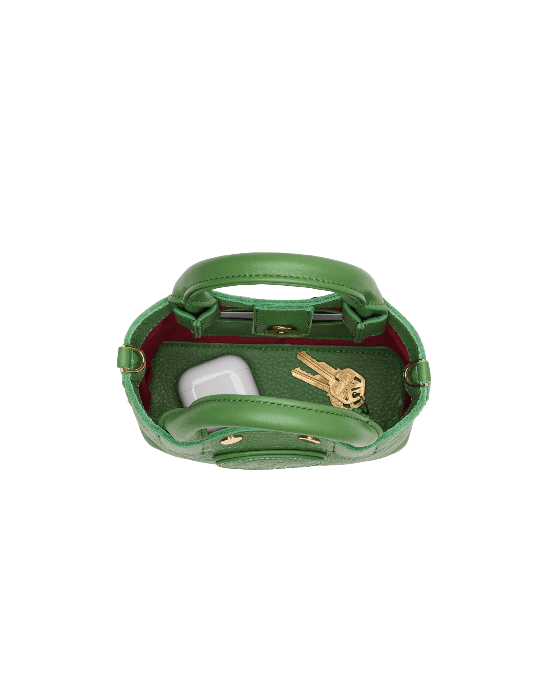 Olympia-Tote-Mini-Dill-G-Inside-View