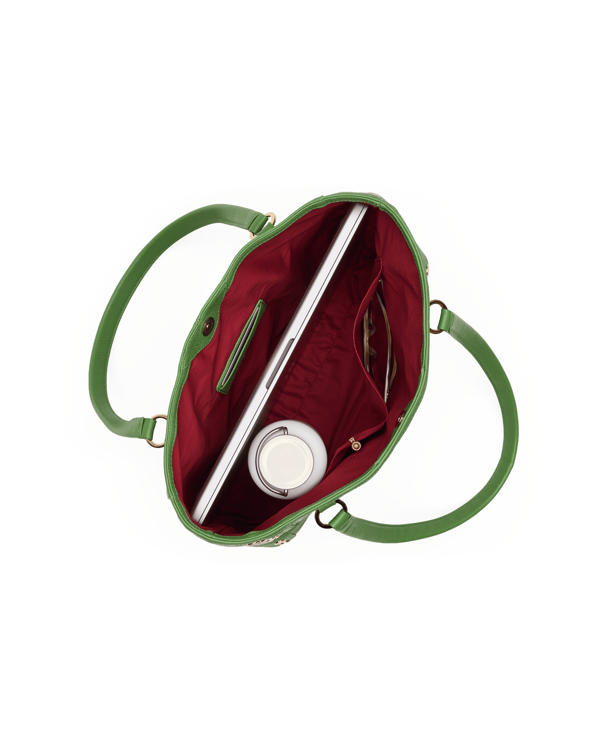 Olympia-Tote-Pickle-Stripe-G-Inside-View