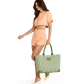 Olympia-Tote-Pickle-Stripe-G-Model-View-4