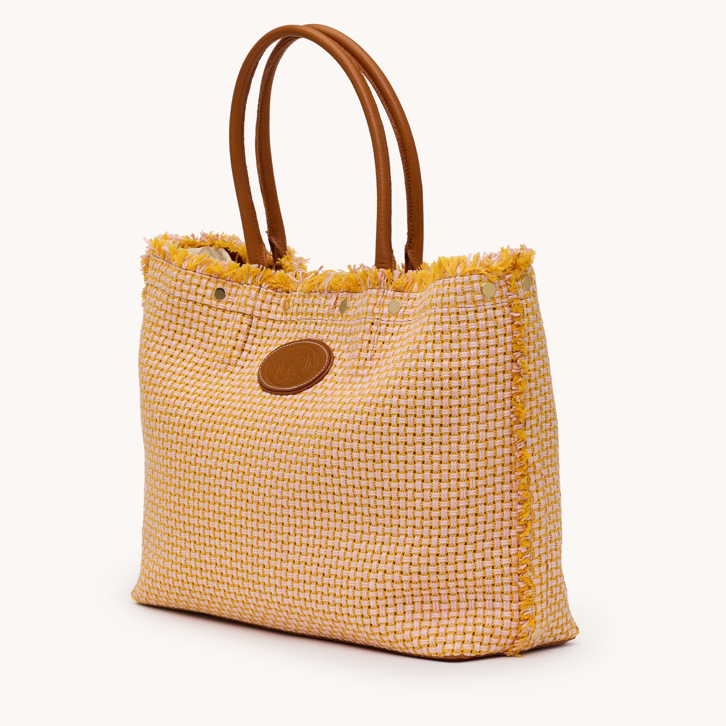 Olympia-Tote-Pink-Lemonade-G-Front-Angled-View
