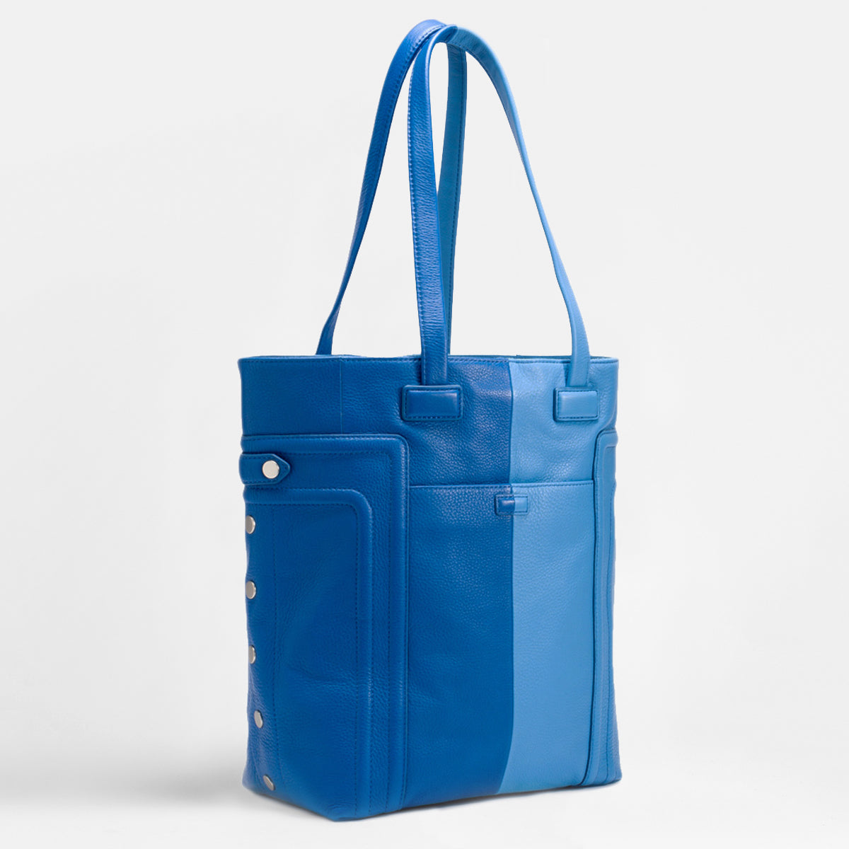 Otis Tote | Oasis Blue/Brushed Silver