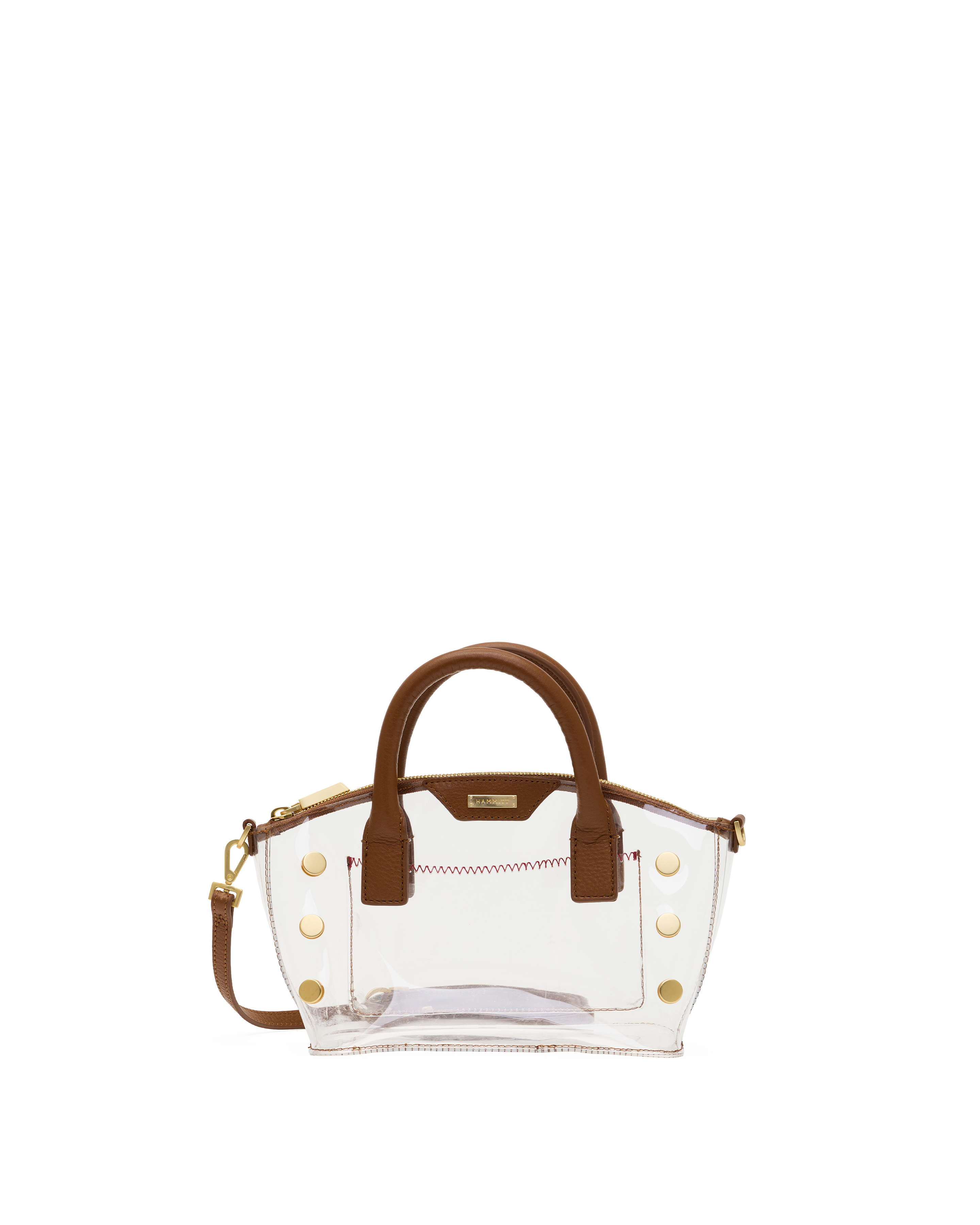 Paula Clear | Mahogany Pebble/Brushed Gold
