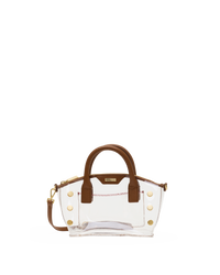 Paula Clear | Mahogany Pebble/Brushed Gold