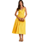 Model height is 5'9.5''