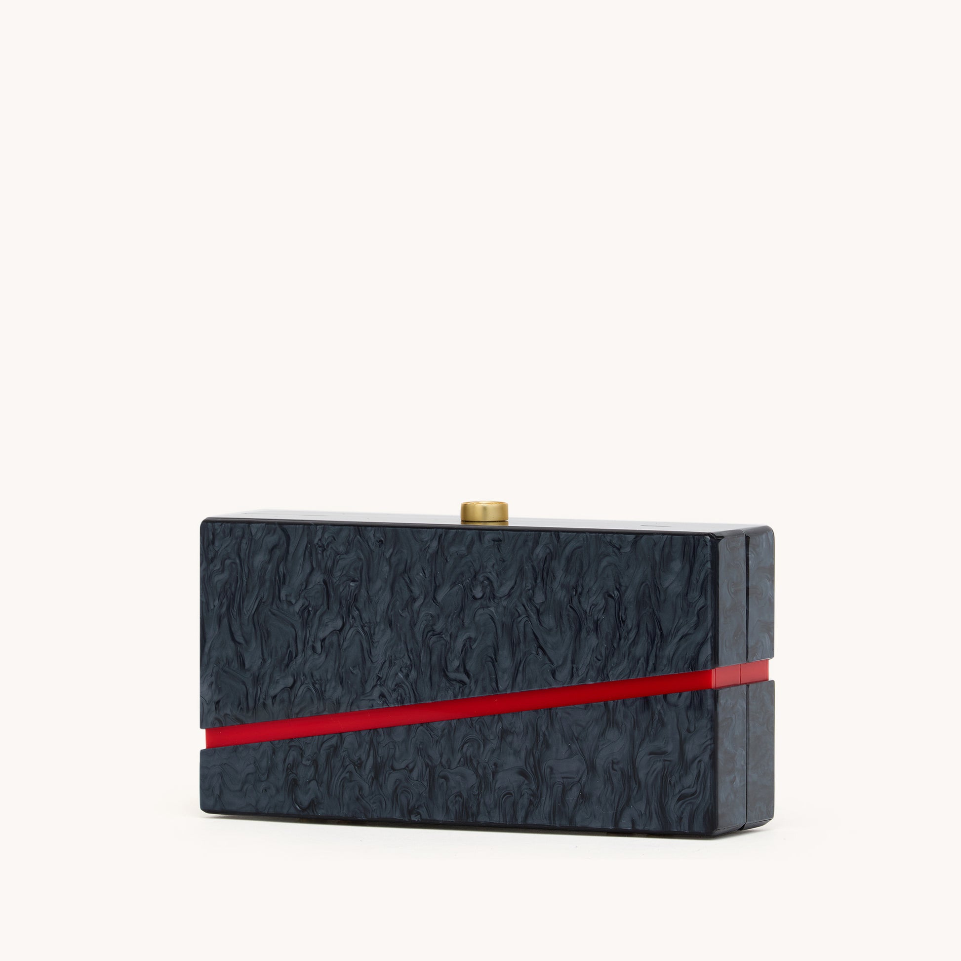 Soiree-Clutch-Carrara-Black-Brushed-Gold-Med-Back-View