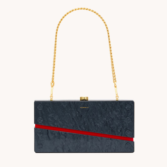Soiree-Clutch-Carrara-Black-Brushed-Gold-Med-Crossbody-View