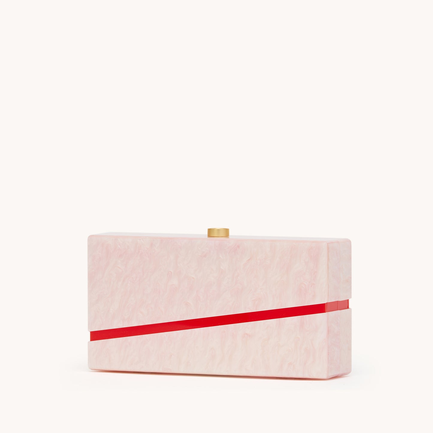 Soiree Clutch | Carrara Blush/Brushed Gold | Med