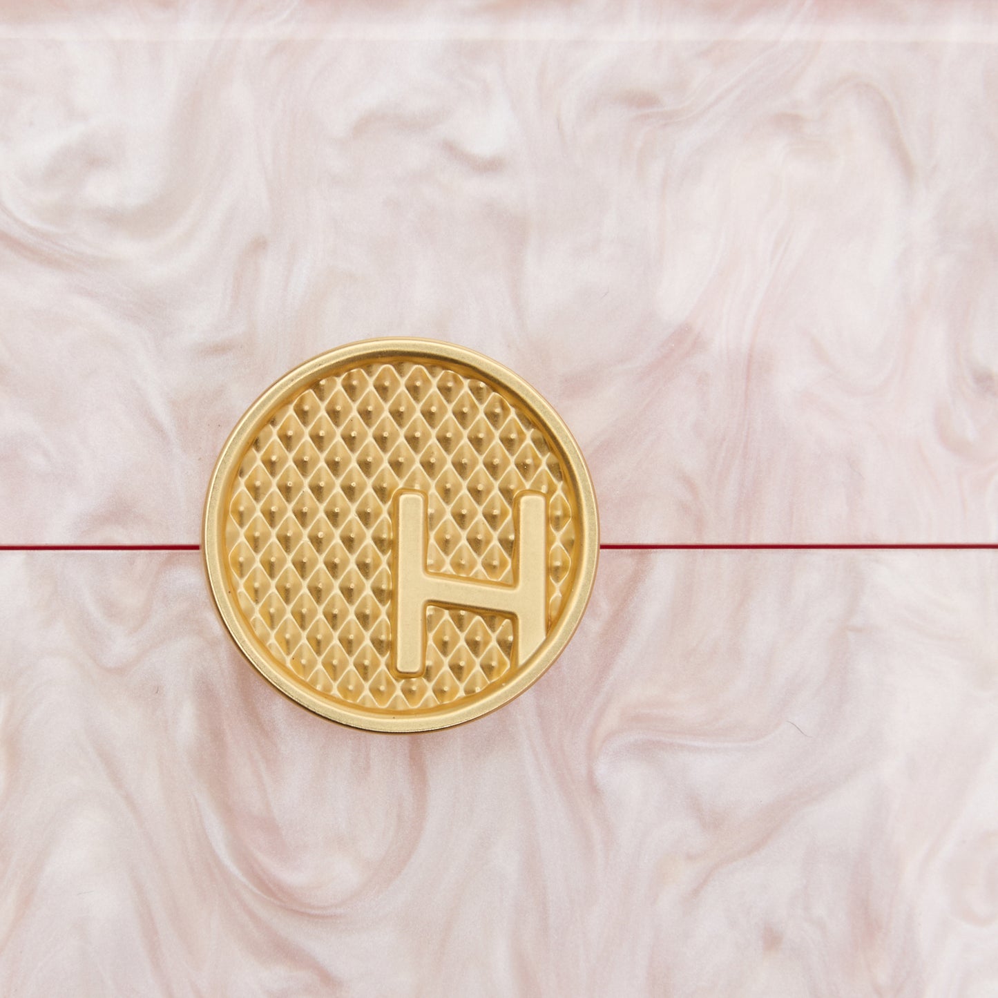 Soiree Clutch | Carrara Blush/Brushed Gold | Med
