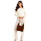 Model height is 5'9.5''