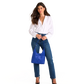 Model height is 5'9.5''
