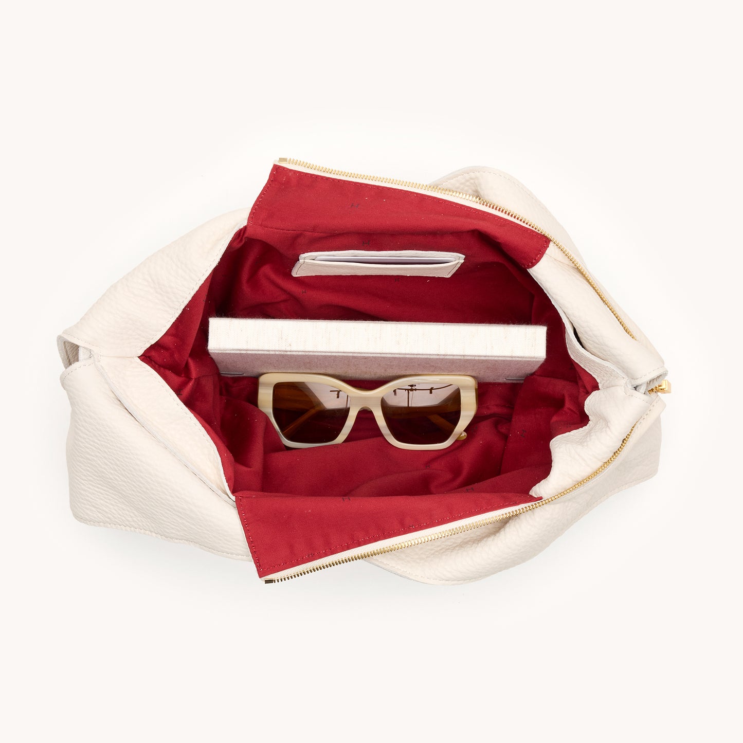 Tom Zip | Calla Lily White/Brushed Gold