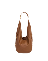 Tom Zip | Mahogany Pebble/Brushed Gold Red Zip | Lrg