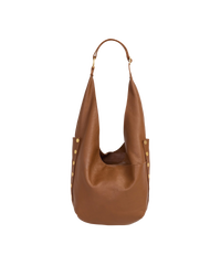 Tom Zip | Mahogany Pebble/Brushed Gold Red Zip | Lrg