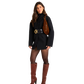 Model height is 5'9.5''