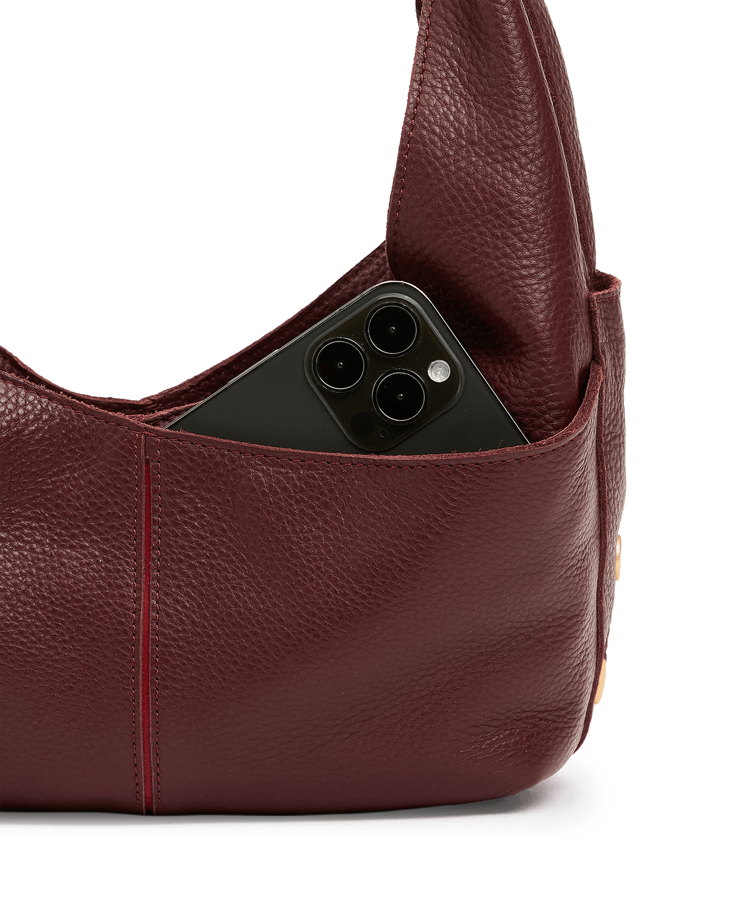 Tom Zip | Cherrywood Pebble/Brushed Gold | Med