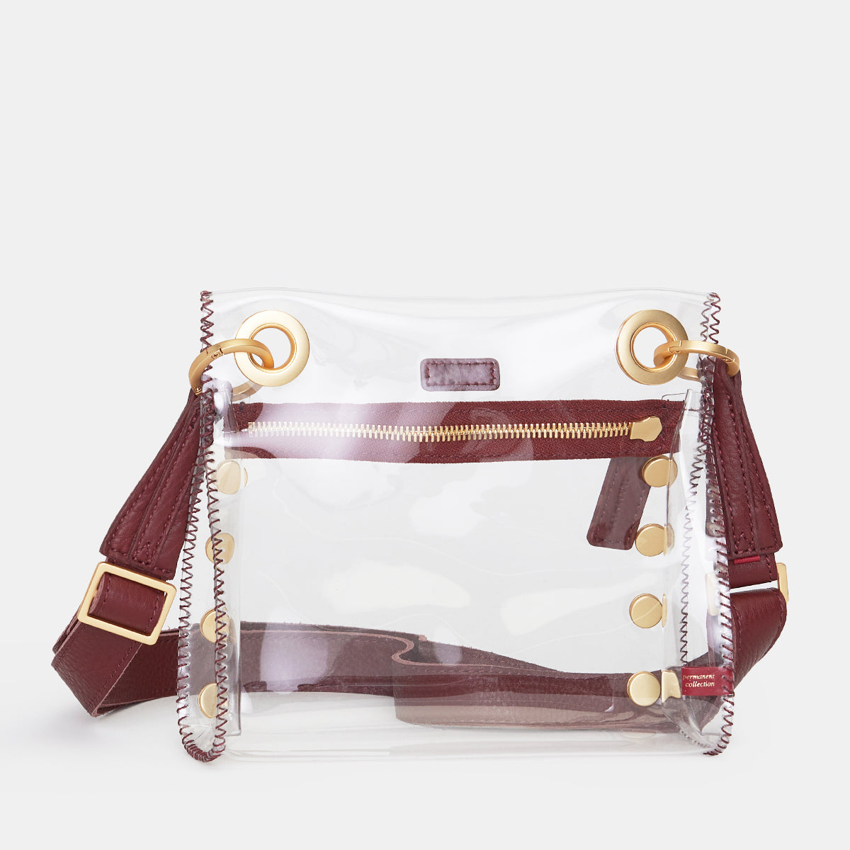 Tony-Sml-Clear-Crimson-front-angled-view