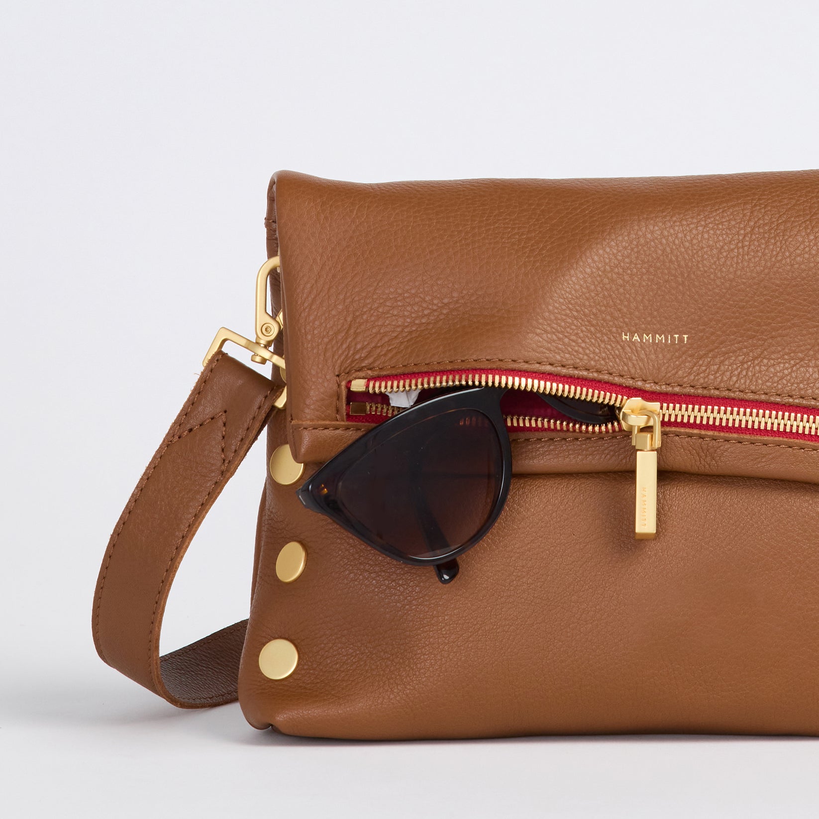 VIP Medium Handbag, Mahogany/Brushed Gold main image 0