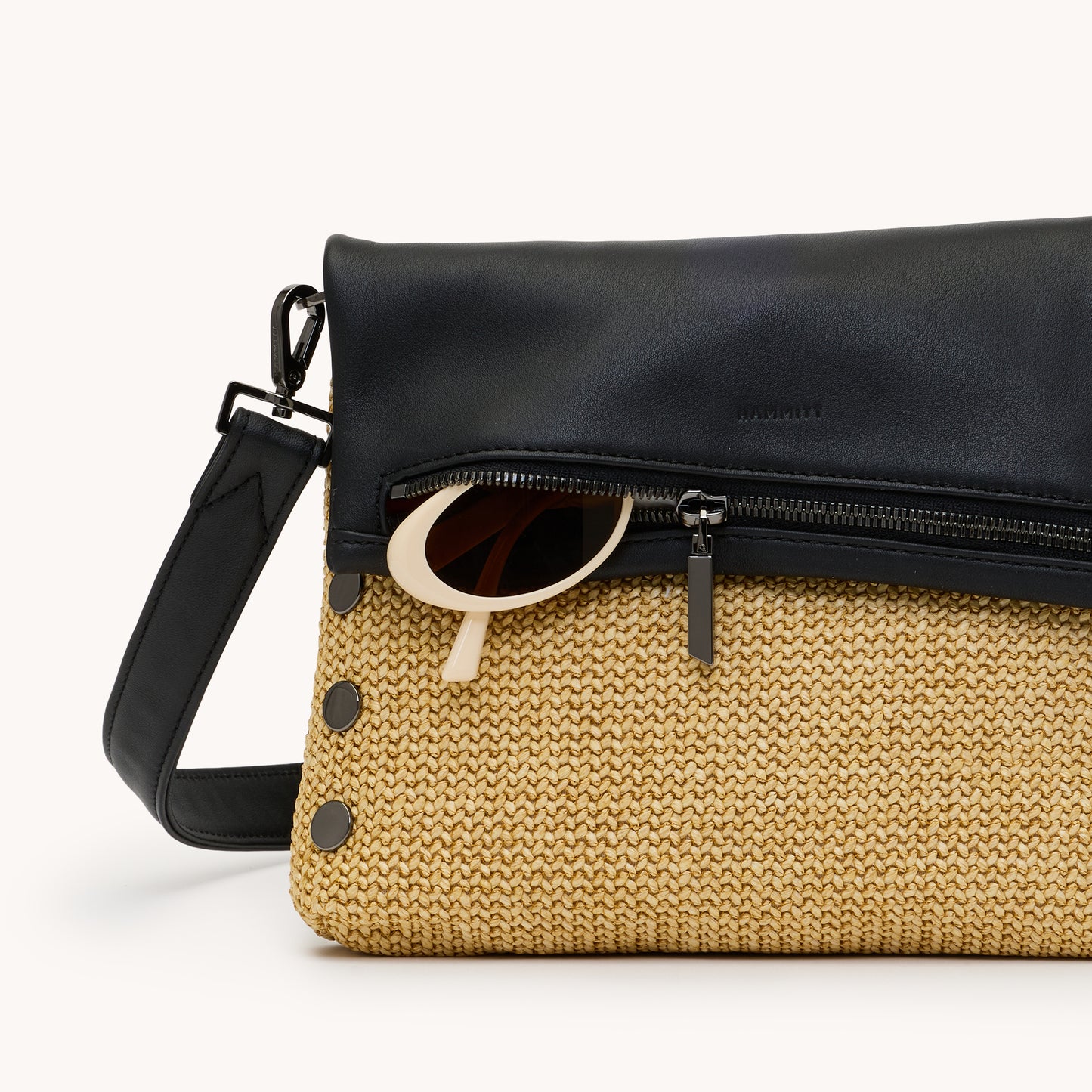 VIP-Med-Noir-Smooth-Raffia-GM-Front-View-Detail