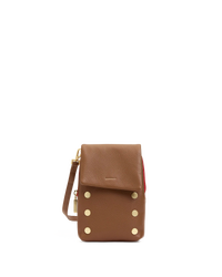 VIP Mobile | Mahogany Pebble/Brushed Gold Red Zip