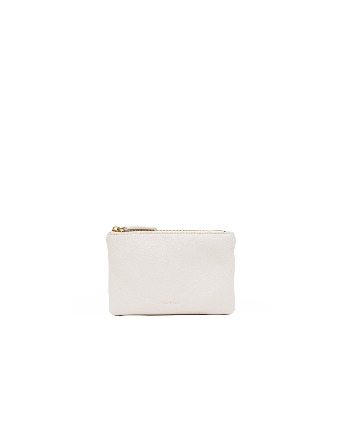 Viva Pouch | Calla Lily White/Brushed Gold