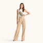 Model height is 5'8.5''