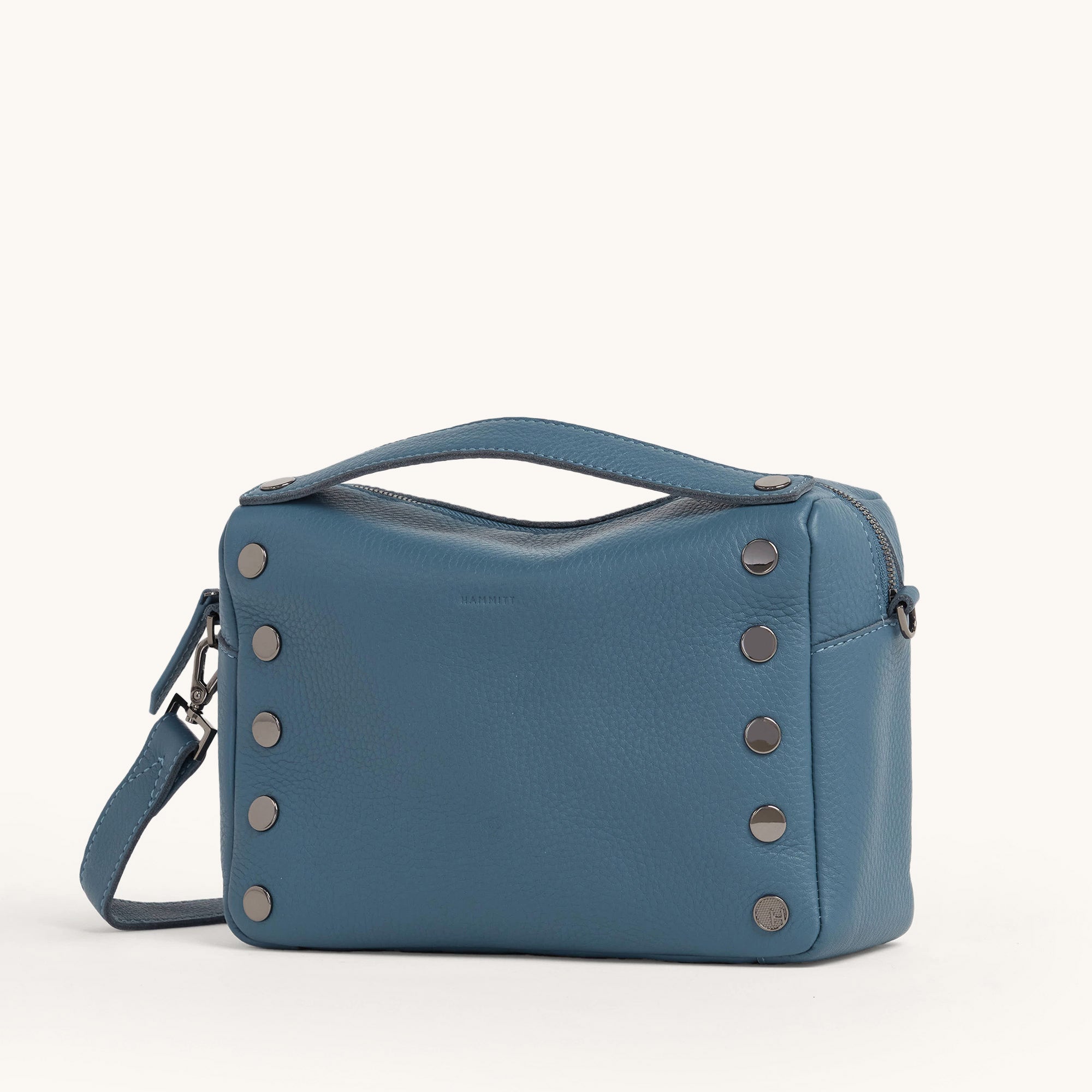 Evan Crossbody | Curated Blue/Gunmetal | Med 840220514969