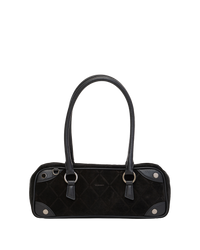 Meredith | Noir Diamond Suede/Gunmetal | Sml