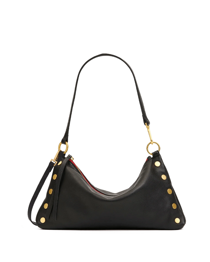 Kyle | Black/Brushed Gold Red Zip | Med