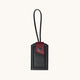 Larkspur-Luggage-Tag-Black-Front-View