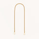 Metal Chain Long Strap | Brushed Gold