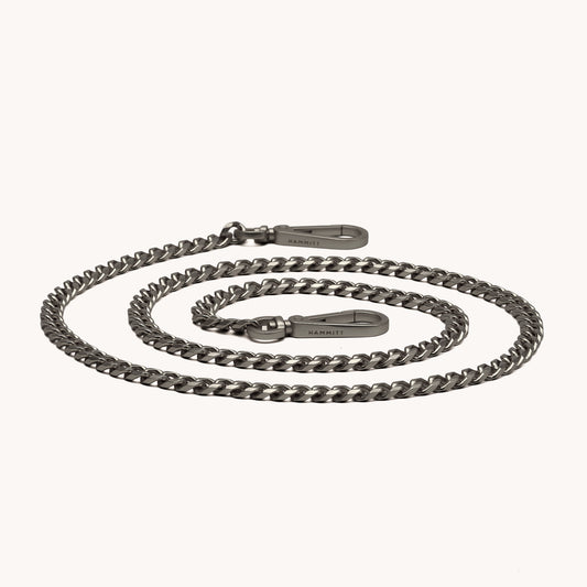 Metal Chain Long Strap | Gunmetal