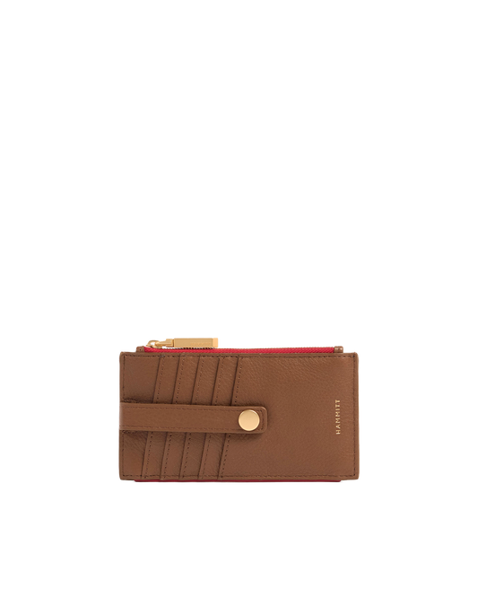 210 West | Mahogany Pebble/Brushed Gold Red Zip