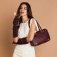 Meredith | Cherrywood Pebble/Brushed Gold | Med