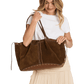 Meryl Carryall | Cinnamon Suede/Antique Gold