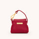 Mini B Charm | Red Flare/Brushed Gold