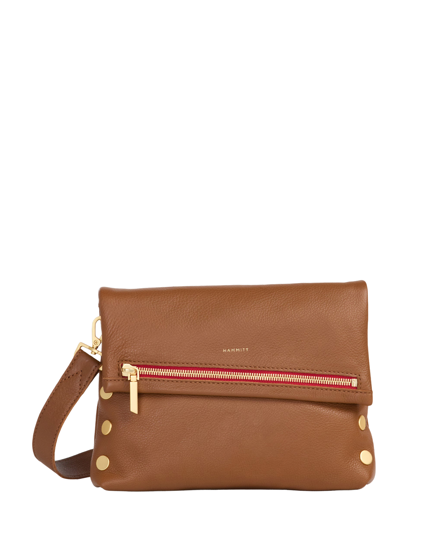 VIP | Mahogany Pebble/Brushed Gold Red Zip | Med