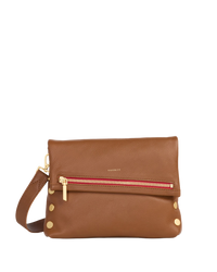 VIP | Mahogany Pebble/Brushed Gold Red Zip | Med