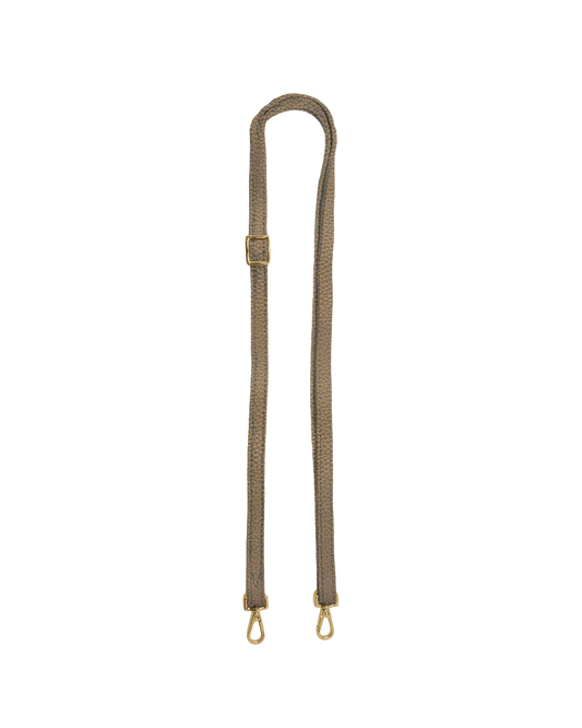 Slider Strap 0.5 Inch | Grey Natural/Brushed Gold