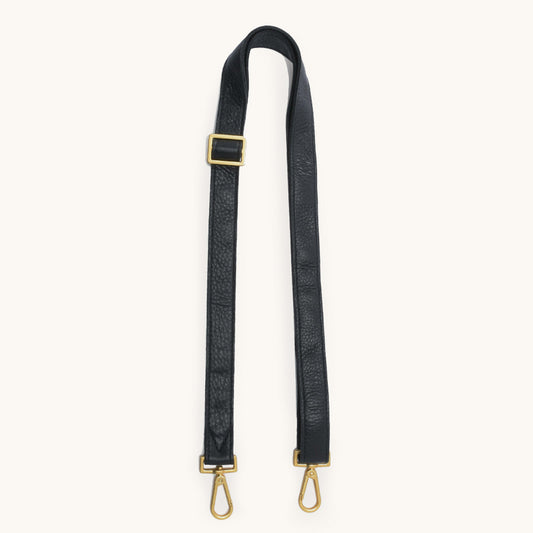 Slider-Strap-1-Inch-Black-Brushed-Gold-1