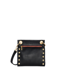 Tony | Black/Brushed Gold Red Zip | Med