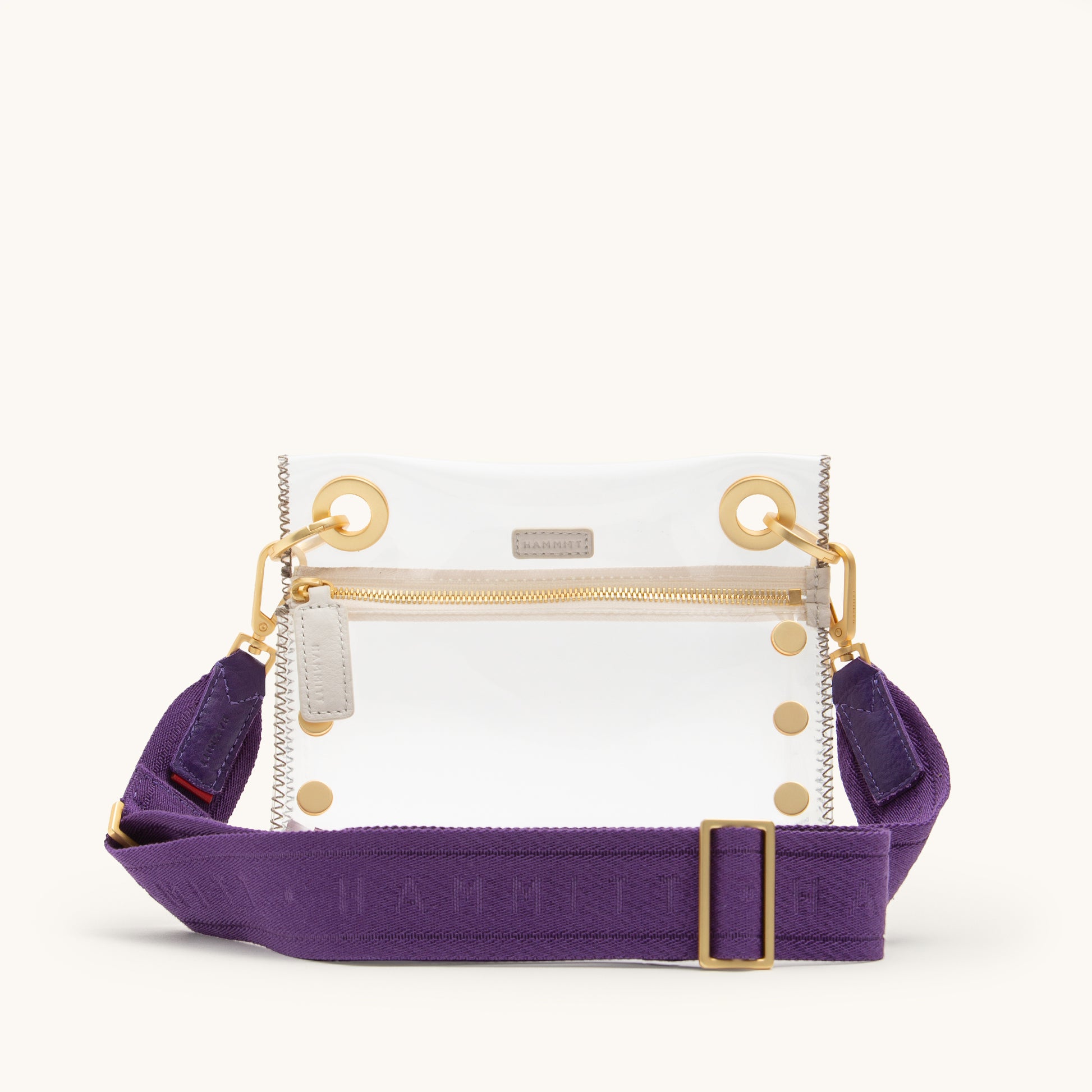Webbing Crossbody Strap-Game Day Purple-BG-On-Bag-View