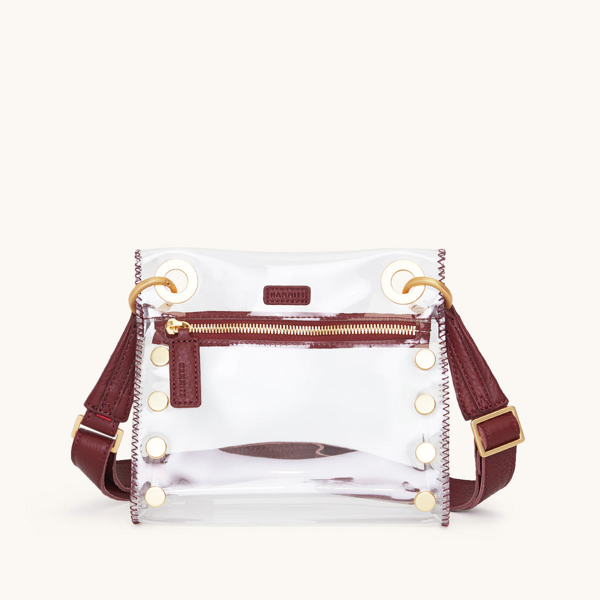 Tony-Sml-Clear-Crimson-front-view