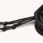 Vince Floral Charm | Black/Brushed Gold