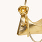 Kyle | Gala Gold/Brushed Gold Hammered | Sml