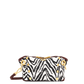 Daniel Crossbody Clutch | Zebra/Brushed Gold | Sml