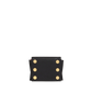 Allen Wallet | Black/Brushed Gold Red Zip